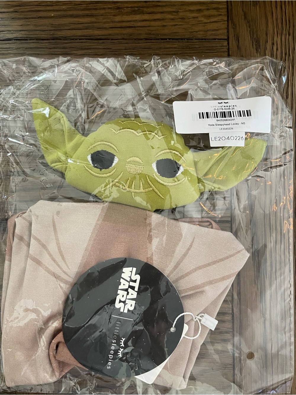 Little Sleepies Star Wars Yoda Lovey